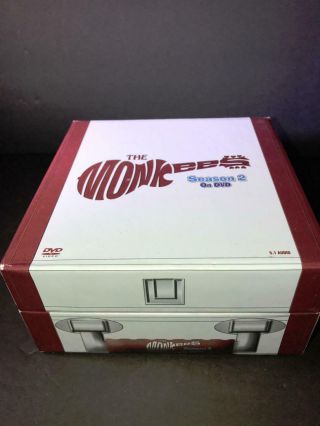 H) SEASON 2 DVD THE MONKEES 5 DISKS WITH SPECIAL STORAGE BOX RARE 2