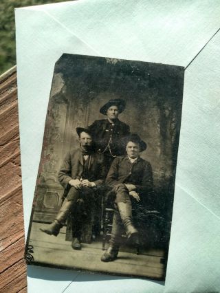 George Custer Tintype Old Antique Rare West Historical Civil War Cowboys Soldier