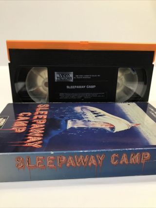 Sleepaway Camp Vhs Video Treasures Media Rare Horror Slasher Gore Cult Oop Vcr