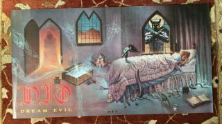 Dio Dream Evil Rare Promotional Poster Black Sabbath