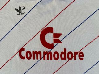 VTG RARE Bayern Munich 1985 - 89 Adidas AWAY L/S Football Jersey Shirt Kit Size L 3
