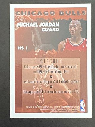 1995 - 96 Topps Finest Hot Stuff 15 Card Set Michael Jordan Hardaway Pippen RARE 3