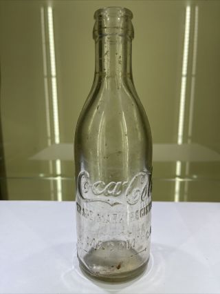 Rare Straight Sided Coca Cola Bottle,  Macon Ga.  “ Backwards N “