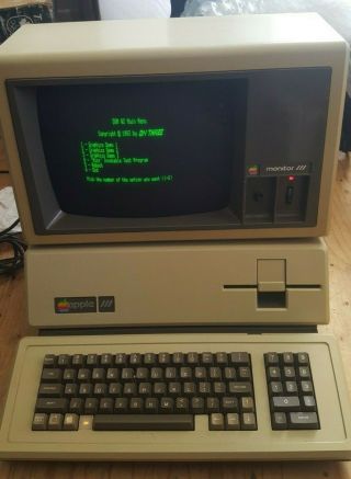 Rare Vintage Apple Iii Computer -,  And