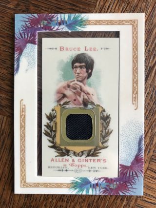 Bruce Lee 2007 Topps Allen Ginter Relic Gi Card Rare Jeet Kune Do Founder Mma