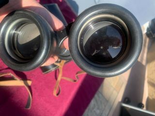Rare WW2 German Kriegsmarine U - boat binoculars beh 7x50 with case 4