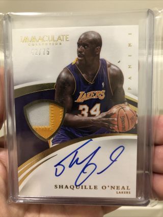 2015 Panini Immaculate Shaquille O 