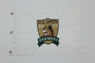Rare Embroidered 2007 Us Open Pin Flag,  Oakmont C.  C,  Angel Cabrera,  Masters