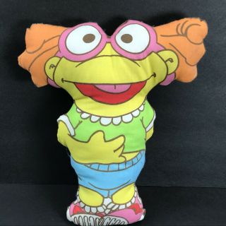 Rare 1985 11 " Muppet Babies Baby Skeeter Stuffed Pillow Doll Jim Henson