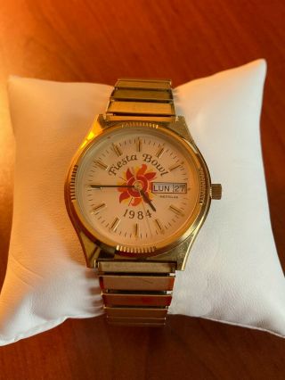 Rare Autentic 1984 Ohio State Football Player Owned Fiesta Bowl Game Award Watch