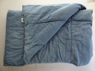 Ralph Lauren Rl Windward Twin Size Denim Comforter Bedspread Vtg Flag Label Rare
