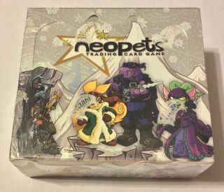 Neopets Hannah And The Ice Caves Booster Box 36 Packs W/codes Wotc Rare