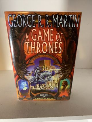 Rare: Uk A Game Of Thrones Hardcover.  Very Good.  First Edition/first Printing 4