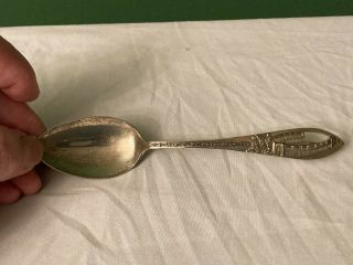 Extremely Rare Vintage Ohio State Football,  Ohio Stadium 3d Sterling Silver Spoon