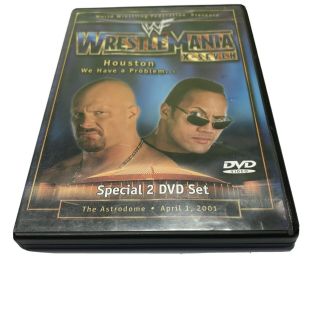 Wwf Wrestlemania X - Seven (dvd,  2 - Disc Set,  2001) Wwe 17 Rare Oop Authentic Us