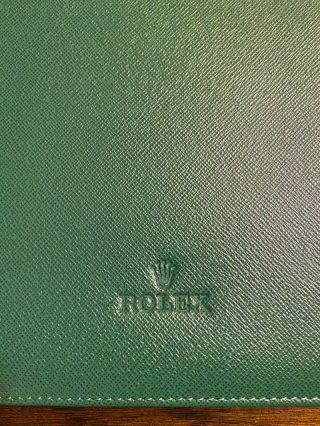 ROLEX Portfolio Document Holder/ iPad Case - Rare AD Gift Luxury Office Accessory 2