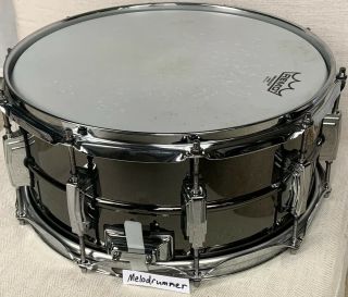 Ludwig Black Beauty 6.  5 X 14” 100 Year Anniversary Limited Snare Drum Rare 2