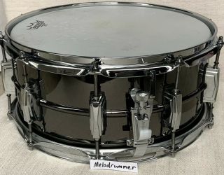 Ludwig Black Beauty 6.  5 X 14” 100 Year Anniversary Limited Snare Drum Rare 5