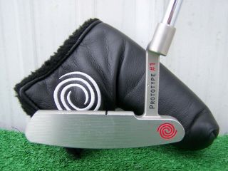 Tour Issue Odyssey Prototype 1 Milled Putter 35.  5 " Right Hand Rare Putter Cover