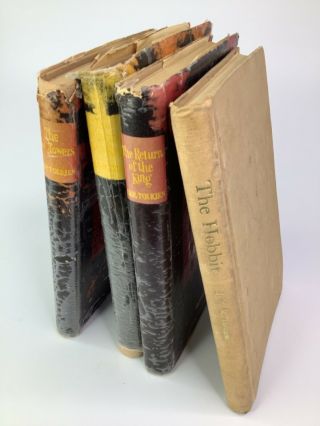 4 Vintage Lord Of The Rings Rare Taiwan Taipei Bootleg Set Books 4th Edition