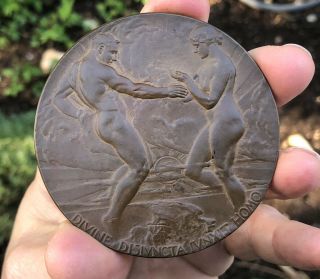 Rare Panama Pacific World Exposition Of 1915 Bronze Medal Of Award 2.  75”