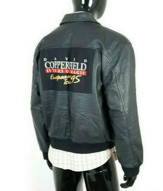Very Rare David Copperfield 15 Years Of Magic 1995 Tour Leather Jacket Xl Ex,