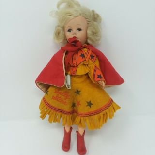 Vintage 1950s Sally Starr Cowgirl Doll Euc Rare Htf