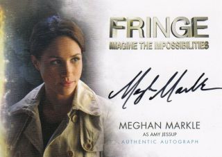 Fringe Season 1 & 2 Ultra Rare Meghan Markle As Amy Jesup A16 Auto Card