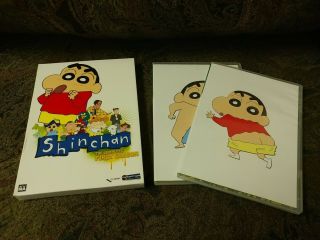 Shinchan; The Complete First Season 4 Disc Set 1st Episodes 1 - 26 Rare Oop