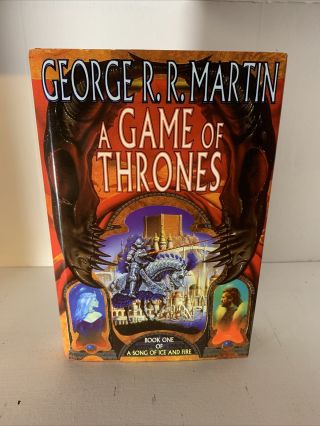 Rare: Uk A Game Of Thrones Hardcover.  Fine.  First Edition/first Printing 3