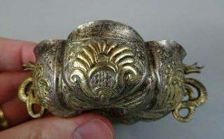 Rare Small Antique Polylobed Solid Silver Colonial Spanish ? Cup 18th C.