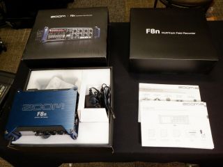 Zoom F8n Multi - Track Field Recorder Portable 8 - Channels,  Rarely