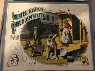 Our Hospitality Buster Keaton Lobby Card 1923 Vtg Rare Poster Lc 11 " X14 "