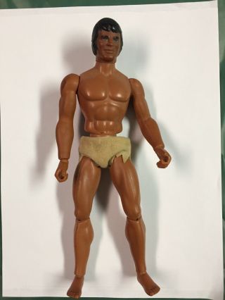 Vintage Mattel Big Jim 10 " Tarzan W/arm Action Figure - Still - Rare 1971