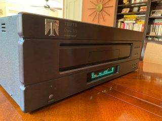 Ultra rare functioning Theta Data III (3) Laserdisc player with AC - 3 RF output. 3