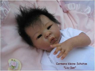 Rare Liu - San By Adrie Stoete Ooak Reborn Baby By Carmen Klatt From Germany
