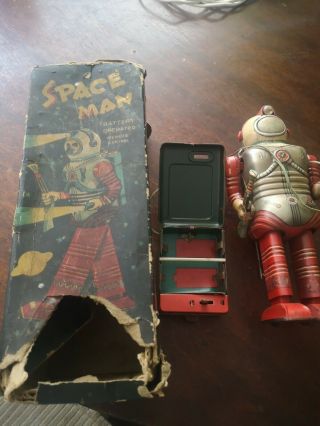 Nomura Toy Spaceman Electric remote control rare 1957,  DISPLAY or RESTORATION 2