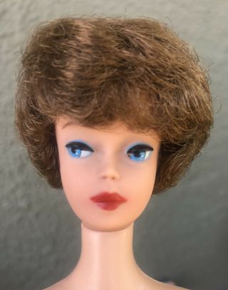 Rare Brownette Bubble Cut Vintage Barbie No Green
