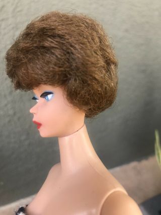 Rare Brownette Bubble Cut Vintage Barbie No Green 3