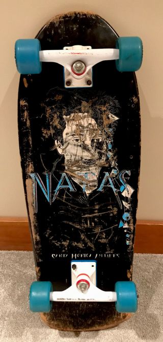Vintage Og Natas Kaupas Face Skateboard Deck - Extremely Rare / Sma Santa Cruz