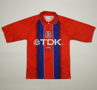 Vintage Rare Crystal Palace 1995 1996 Home Football Soccer Shirt Jersey Nutmeg