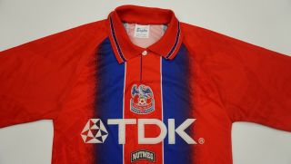 Vintage Rare Crystal Palace 1995 1996 Home football Soccer Shirt Jersey Nutmeg 3