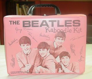 Beatles Kaboodle Peach Kit (lunchbox) Mega Rare Vintage 1960’s