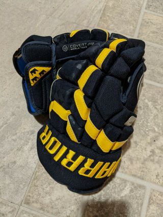 Rare Team Sweden Limited Edition Warrior Covert Dt2 World Tour Hockey Gloves 13 "