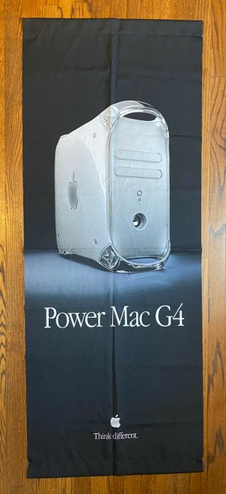 Rare Apple Power Mac G4 Fabric Banner