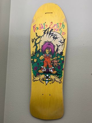 Nos Alva Fred Smith Punk Size Skateboard Deck Rare Vintage