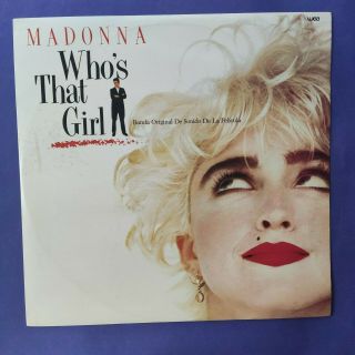 Madonna Who´s That Girl Rare Uruguay Lp Ost Promo