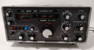 Vintage Rare Yaesu Musen Model Fl - 101 All Band Ssb Ham Radio Transmitter