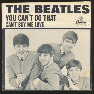 Beatles Very Rare Vintage 1964 U.  S.  