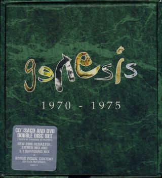 Genesis 1970 - 1975 Ultra Rare 2008 Remaster Cd/sacd/dvd Set 48 - Page Book Like